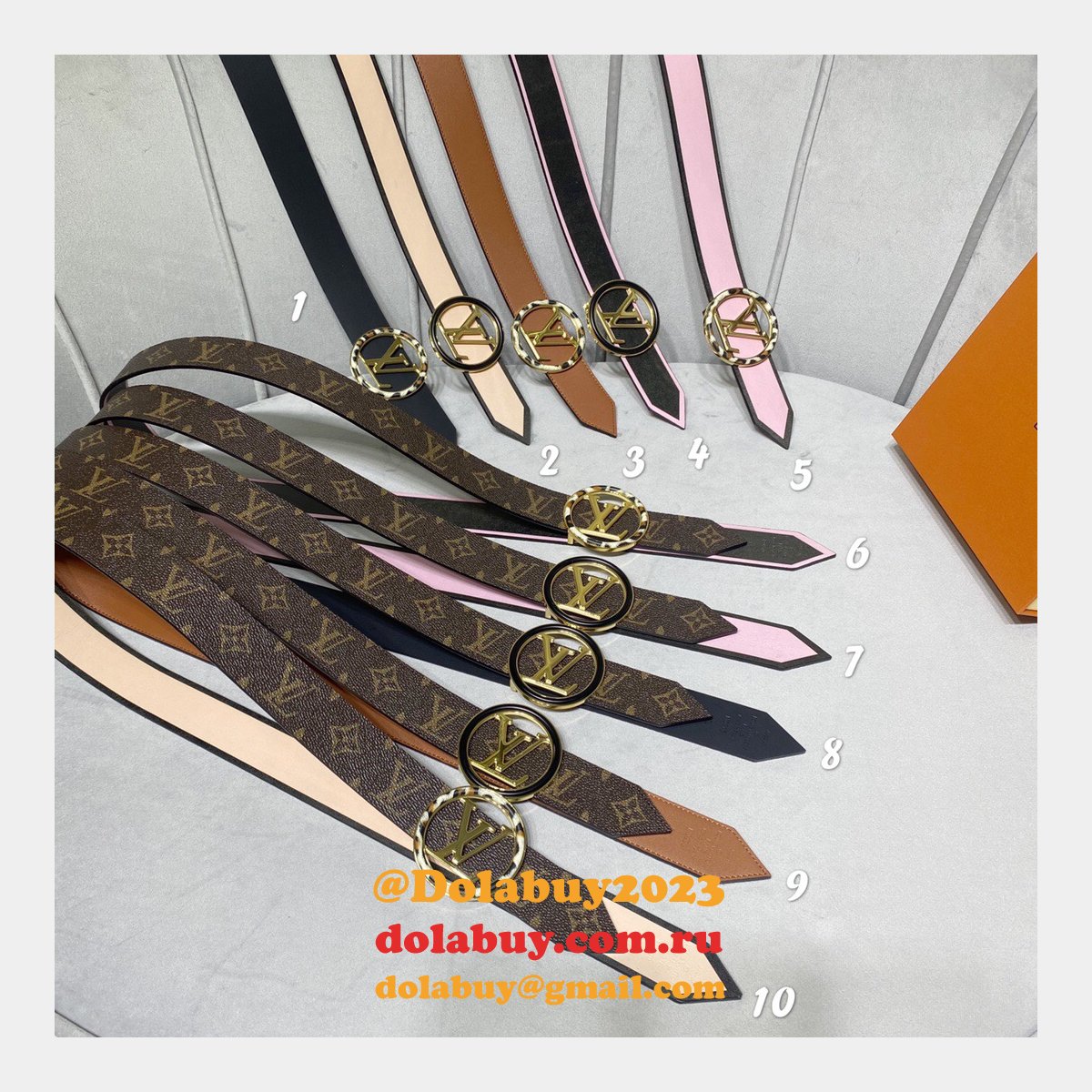 Replica Louis Vuitton All Around 35mm Belts