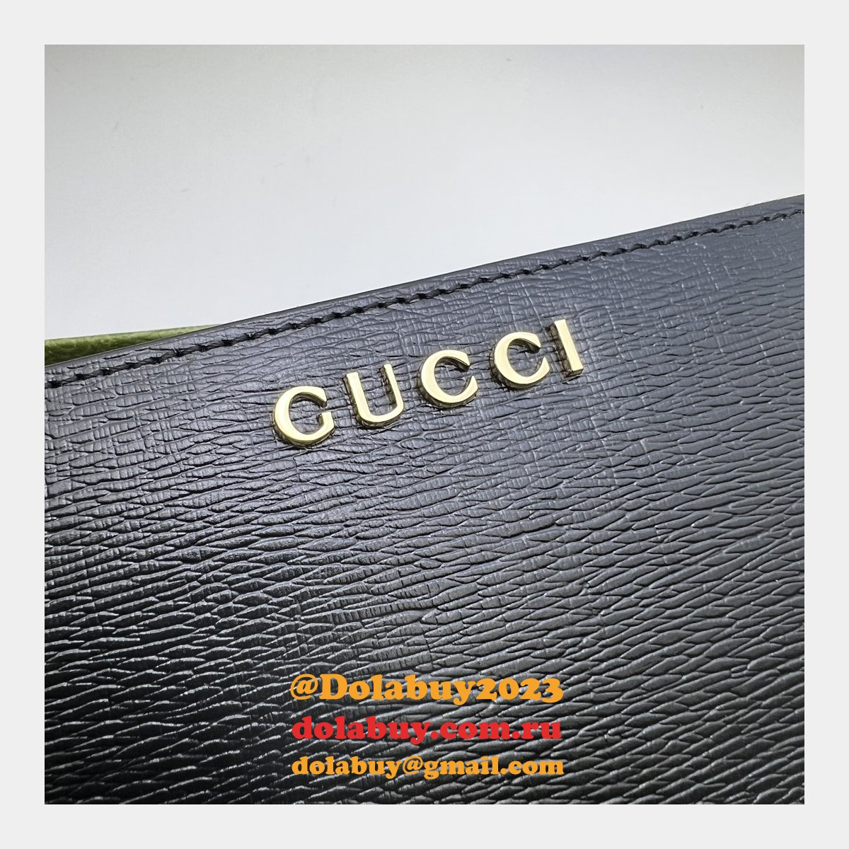 Zip Around Wallet 1:1 Mirror Gucci Script 772642 Perfect Bag