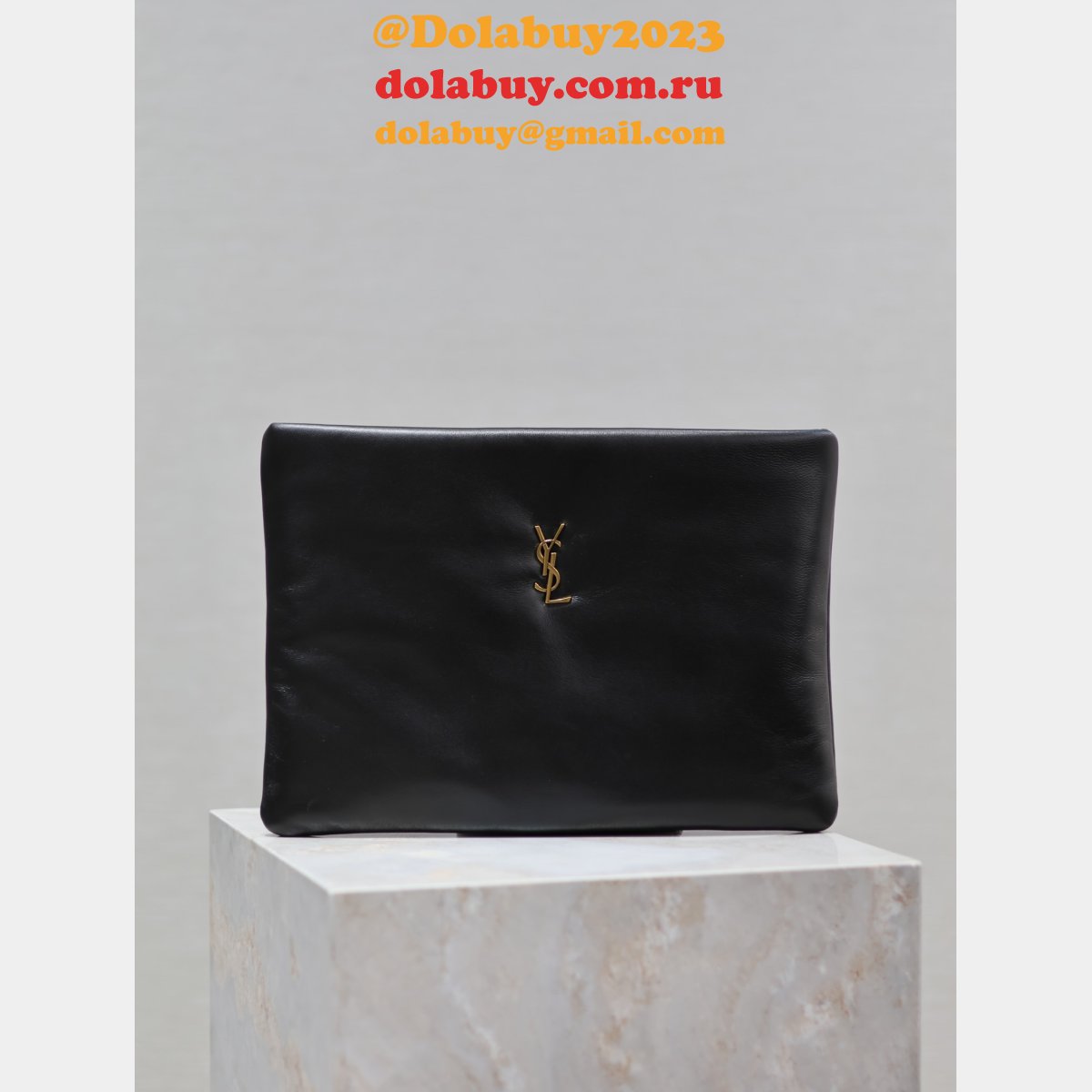 Cheap YSL CALYPSO LAMBKSIN 774062 CLUTCH