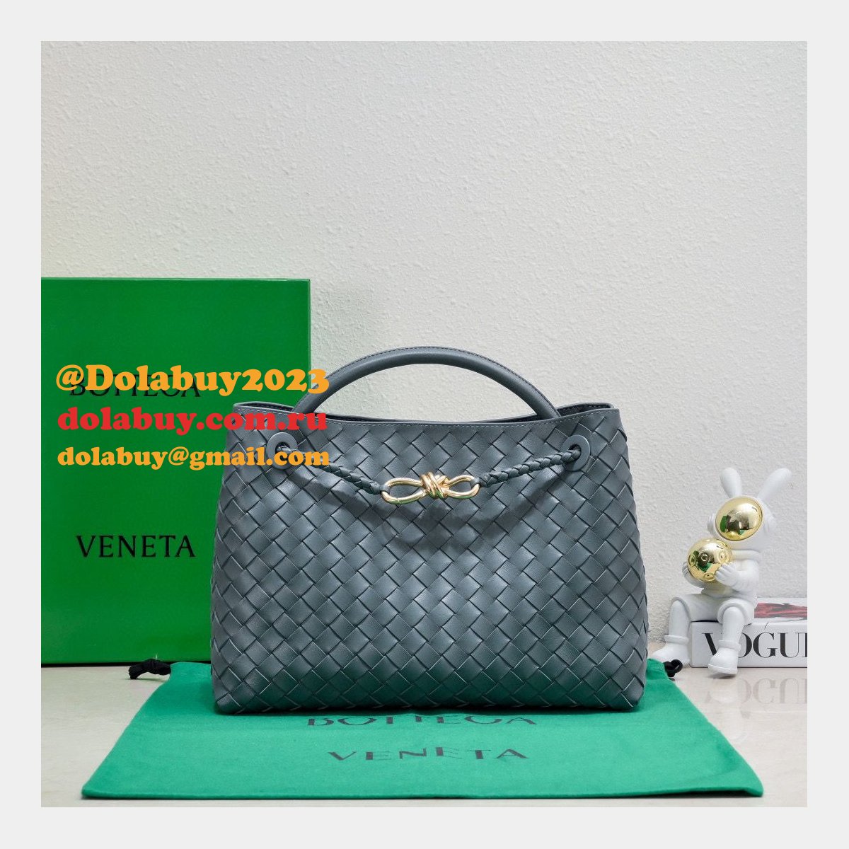 Luxury BOTTEGA VENETA ANDIAMO 8463 32CM HADNBAG