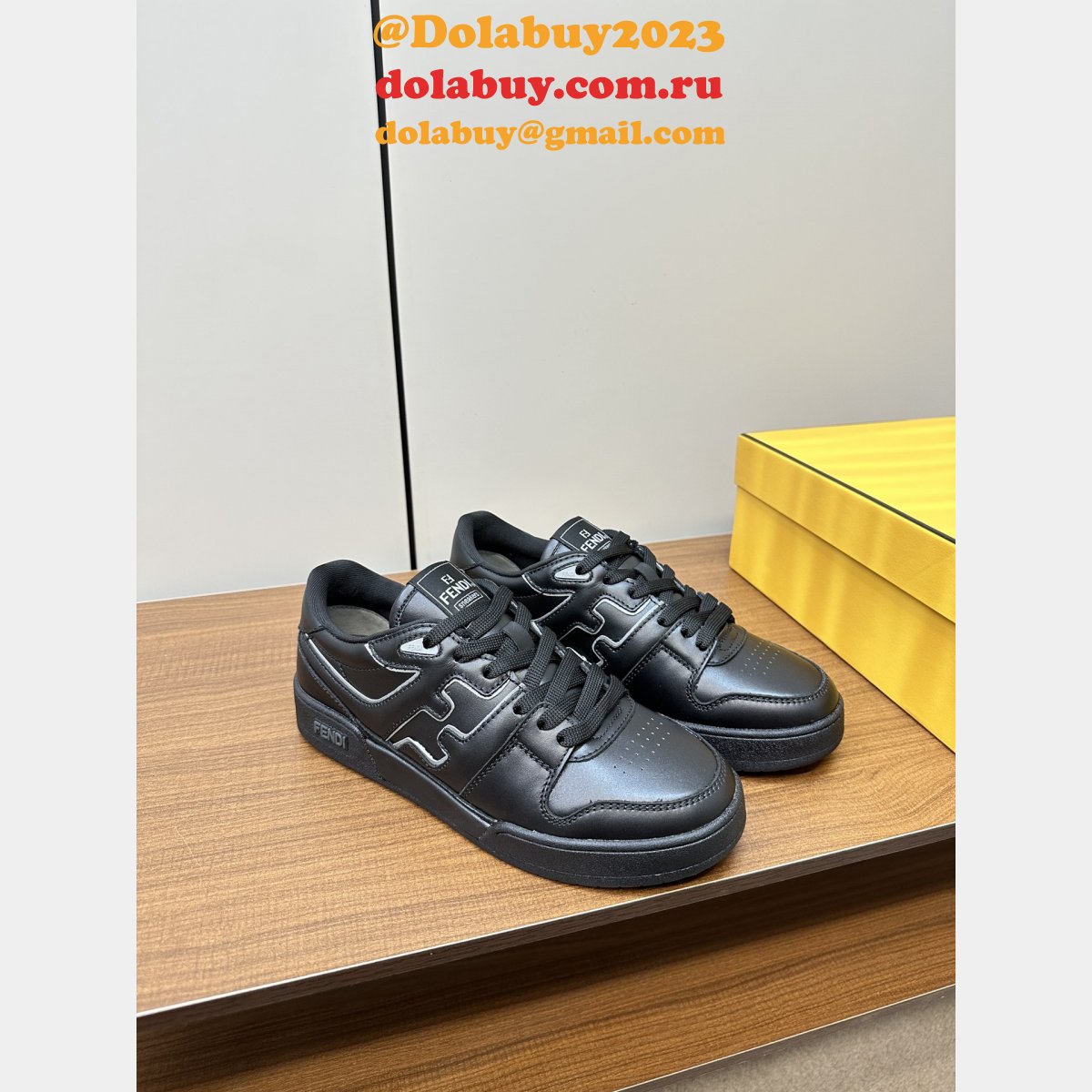 Fendi Match Low-Top Sneakers