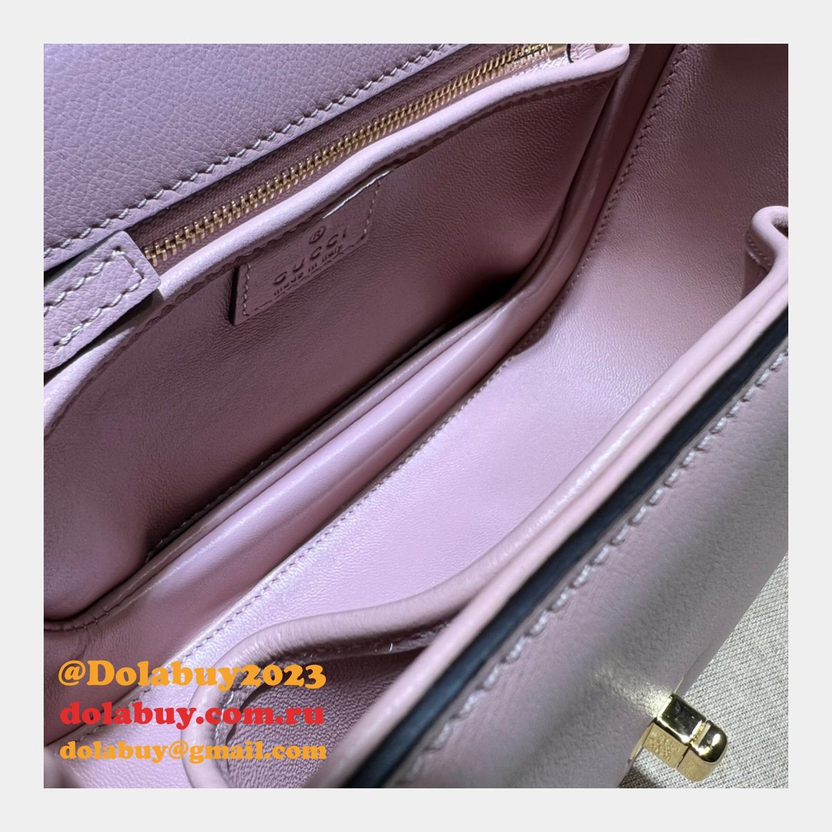 high quality G*u*i blondie top-handle 735101 designer bag