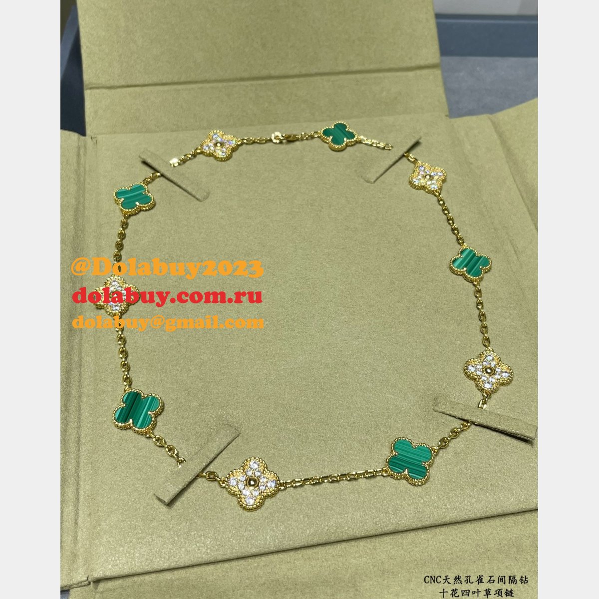 Luxury VCA Cleef and Arpels necklace