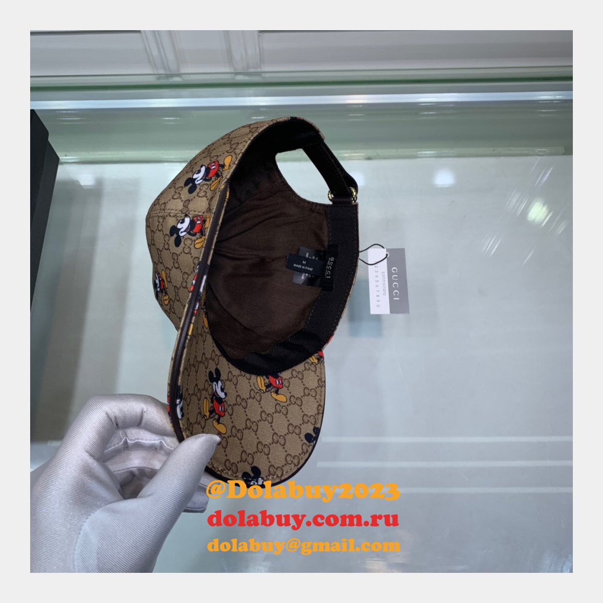 Top Quality Gucci Mickey mouse Hats