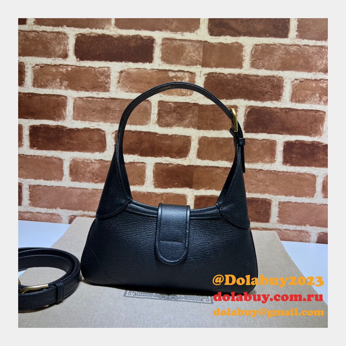 perfect G*u*i designer aphrodite 735106 shoulder half bag