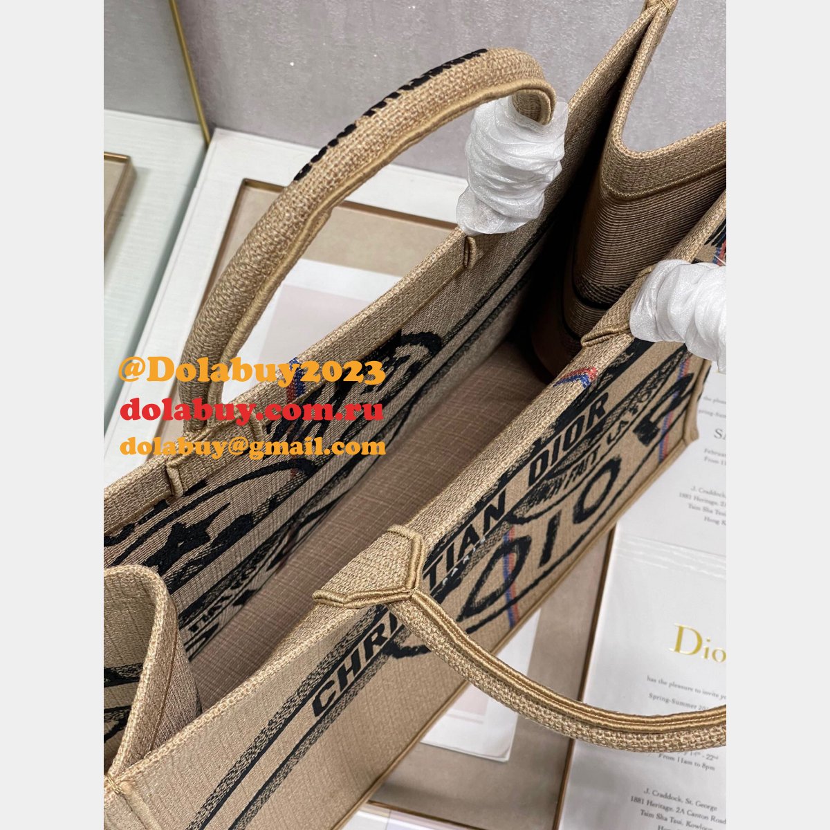 Copy replica CD Book Tote handbags sell Online