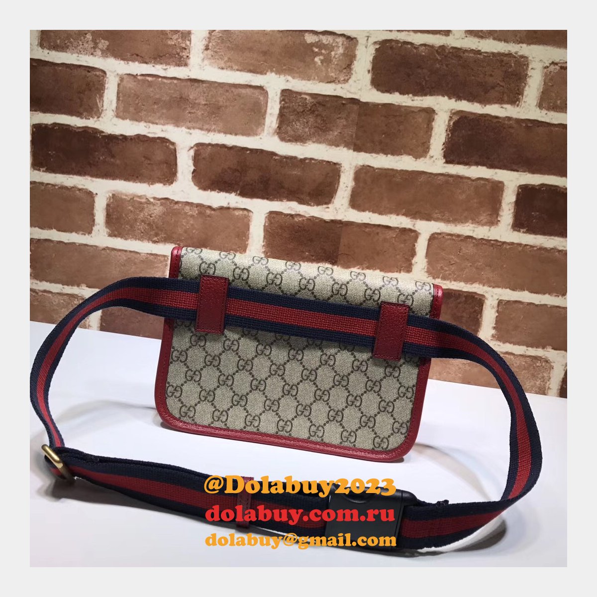 designer G*u*i neo vintage gg supreme belt replica 493930 bag