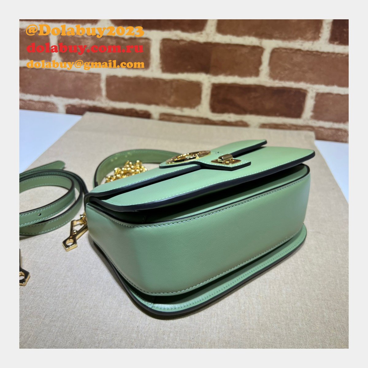 high quality G*u*i blondie top-handle 735101 designer bag