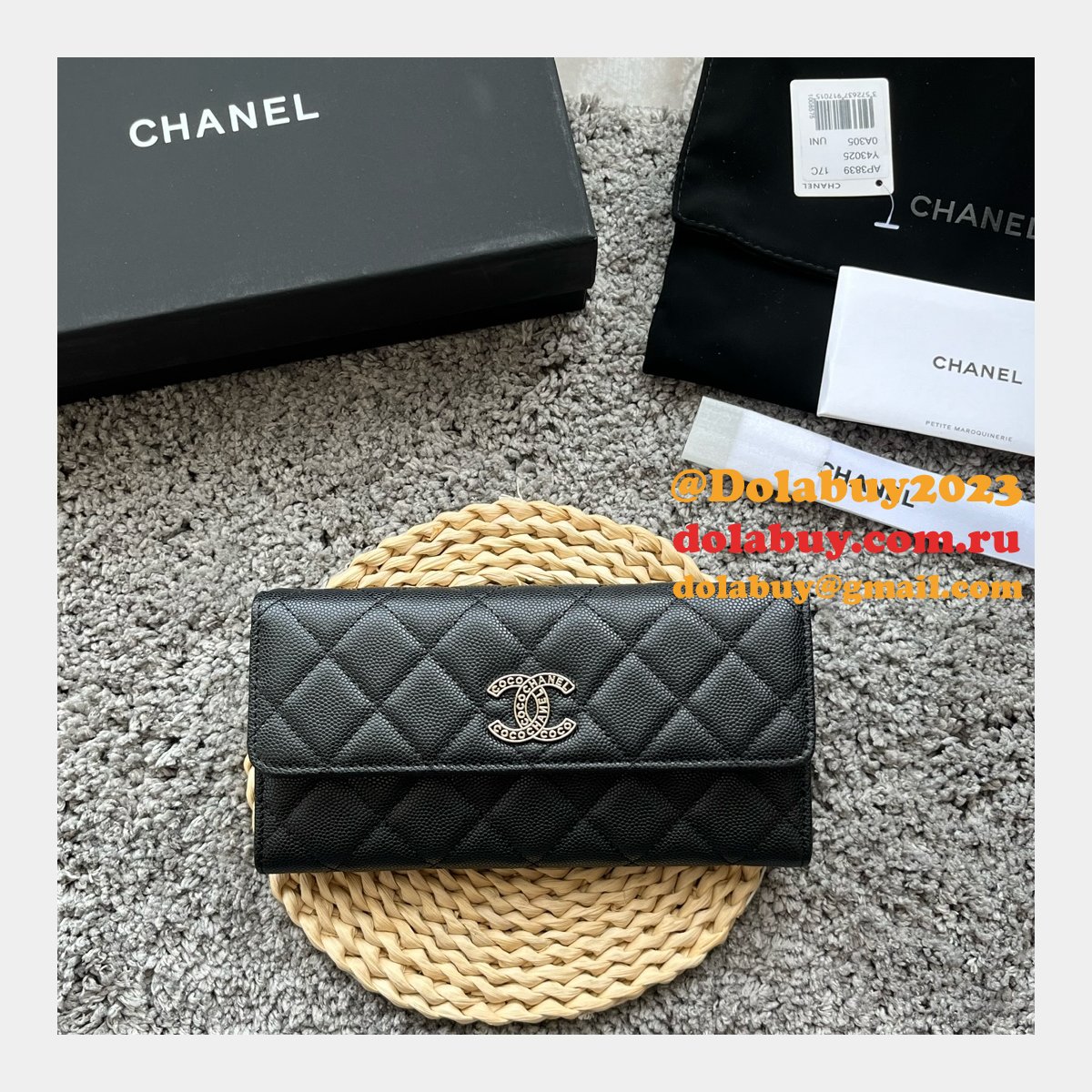High Quality 7 Star Zipped Coin Purse AP3840 & AP3830 Replica Wallets