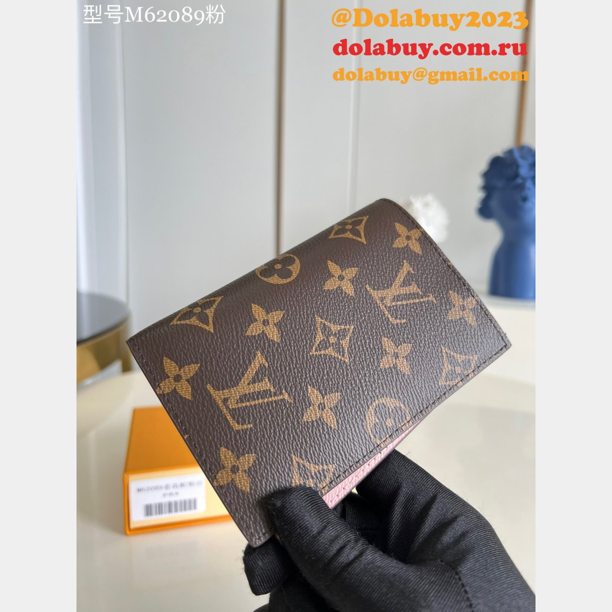 Louis Vuitton Copy Travel M62089 Passport Cover Monogram Canvas