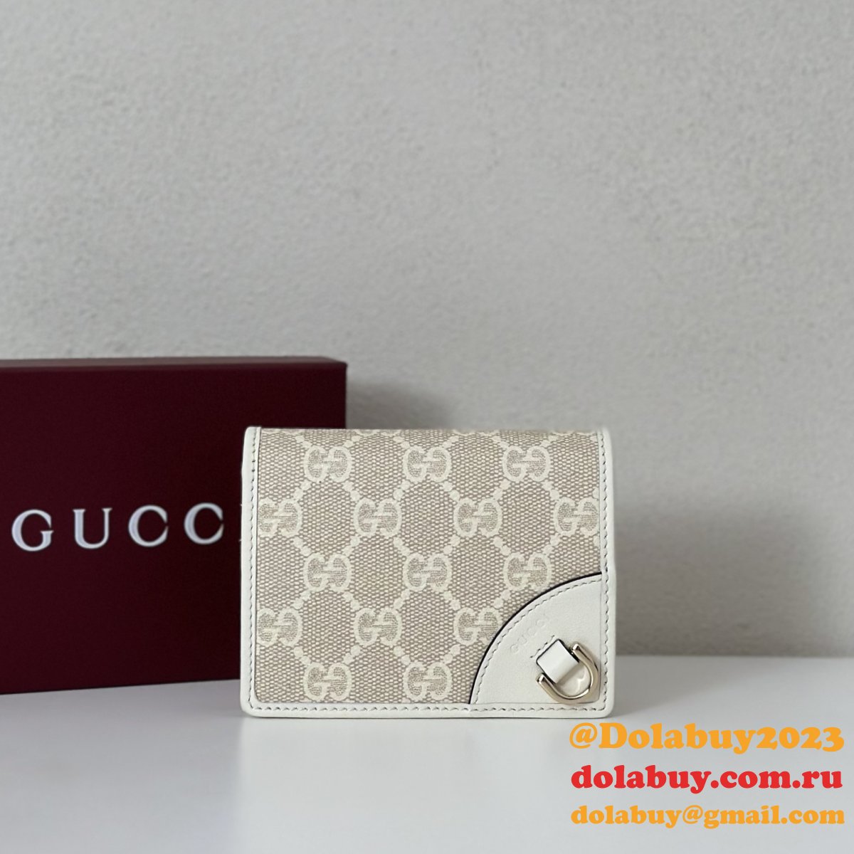 Gucci Inspired GG Emblem Compact Wallet 820692/621887 Bag