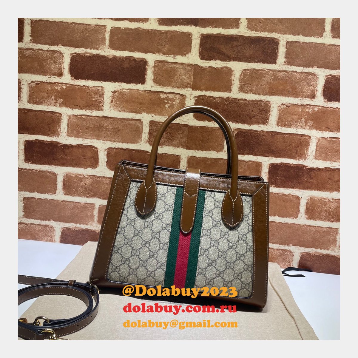High Quality Replica Gucci 649016 Jackie 1961 Medium Tote Leather Bag