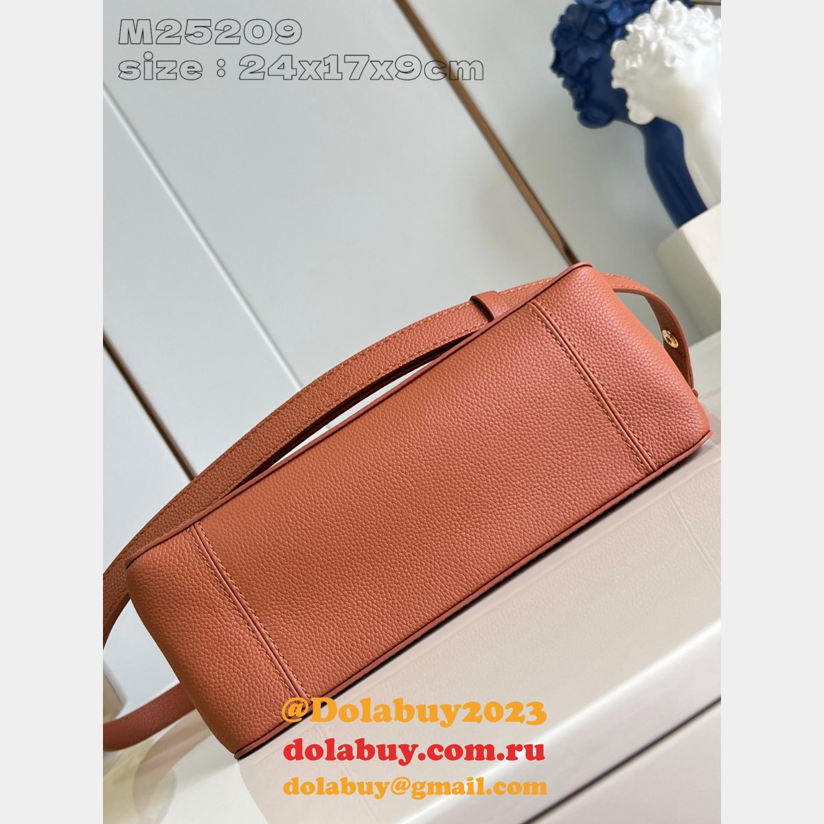 Louis Vuitton Luxury Replica Dauphine Soft M25048 Orange Bag
