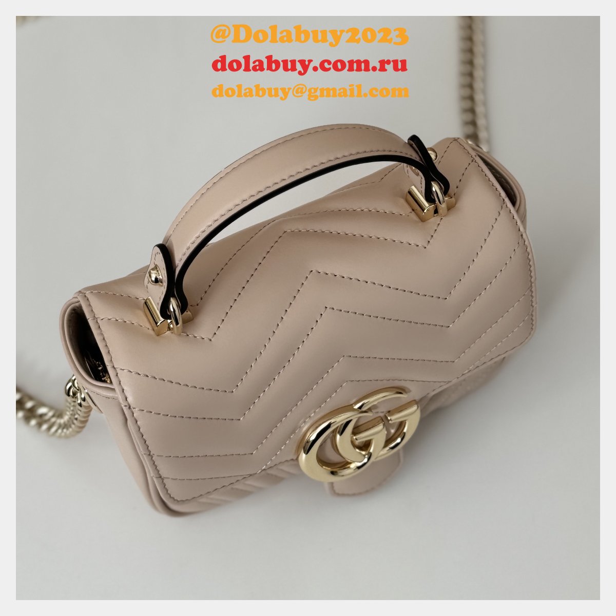 Gucci Luxury 1:1 GG Marmont 811238 Copy Bags