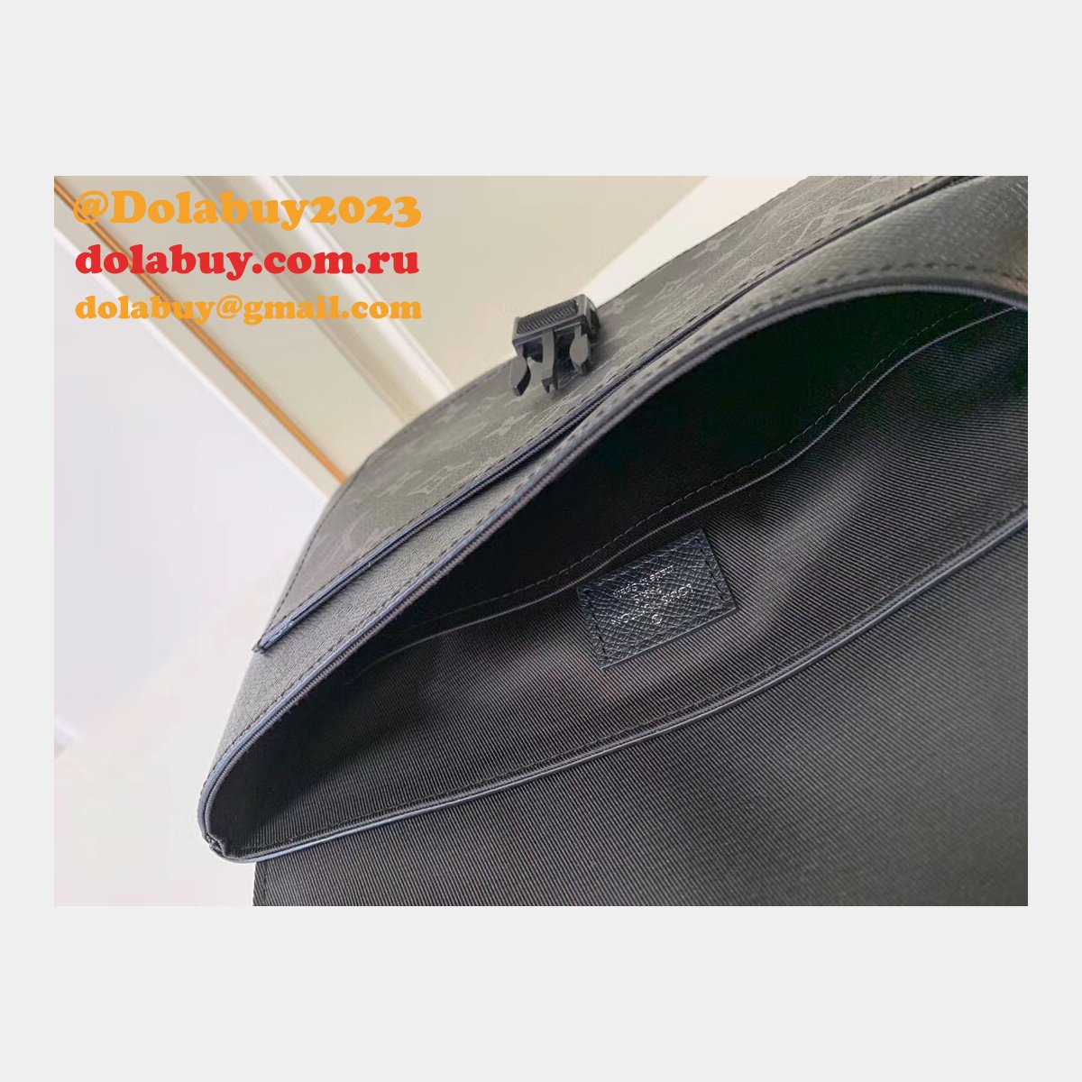 Louis Vuitton Outdoor Flap Messenger K45 M30413 Black Bags