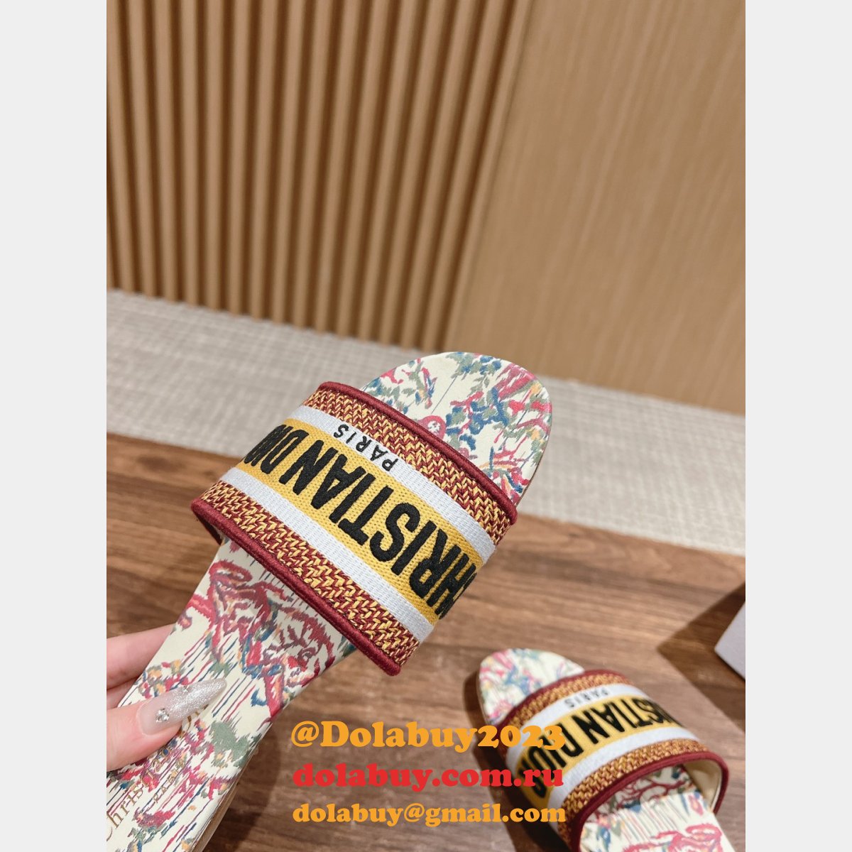 Top Quality Cheap Knockoff DIOR DWAY SLIDE