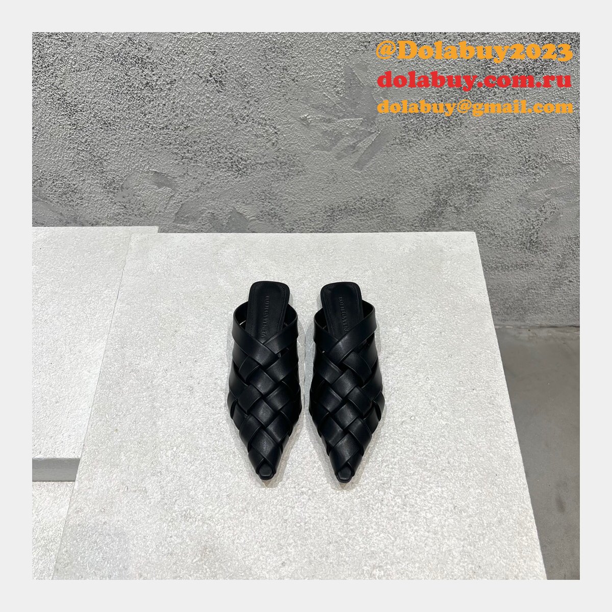Designer Replica Bottega Veneta Top Quality Flat Sandals Shoes