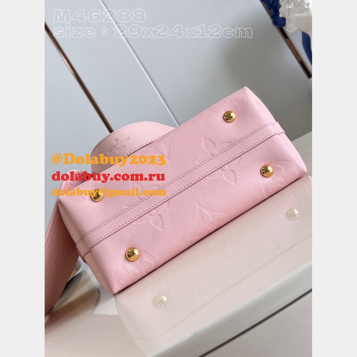 Replicas CarryAll PM Best AAA+ Louis Vuitton M47082 Pink Bag