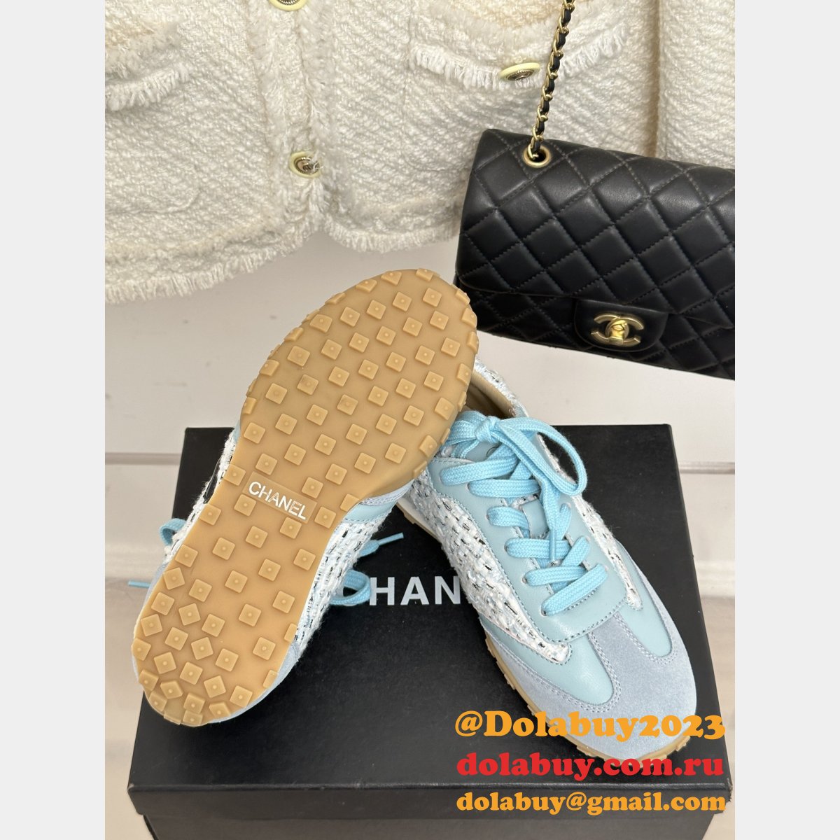 Top Quality Luxury 1:1 Replica Double C Retro Casual Shoes