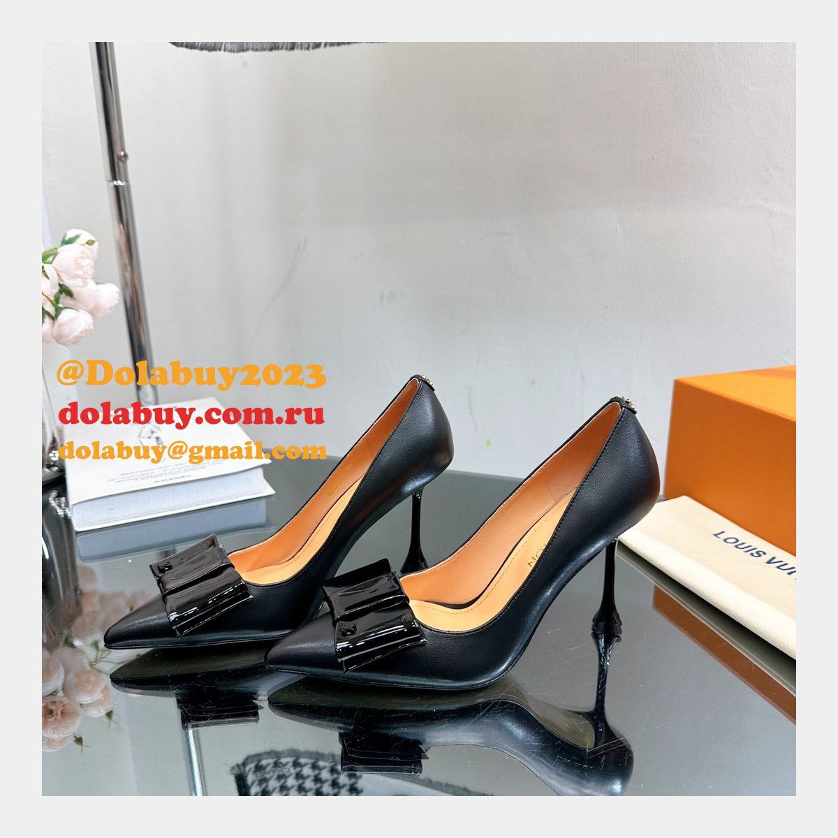 Perfect Replica High Heel Pumps Louis Vuitton Shoes