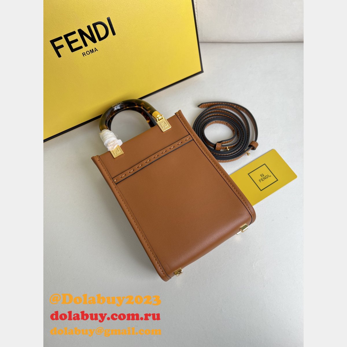 7 Star FENDI ROMA Sunshine mini handbag