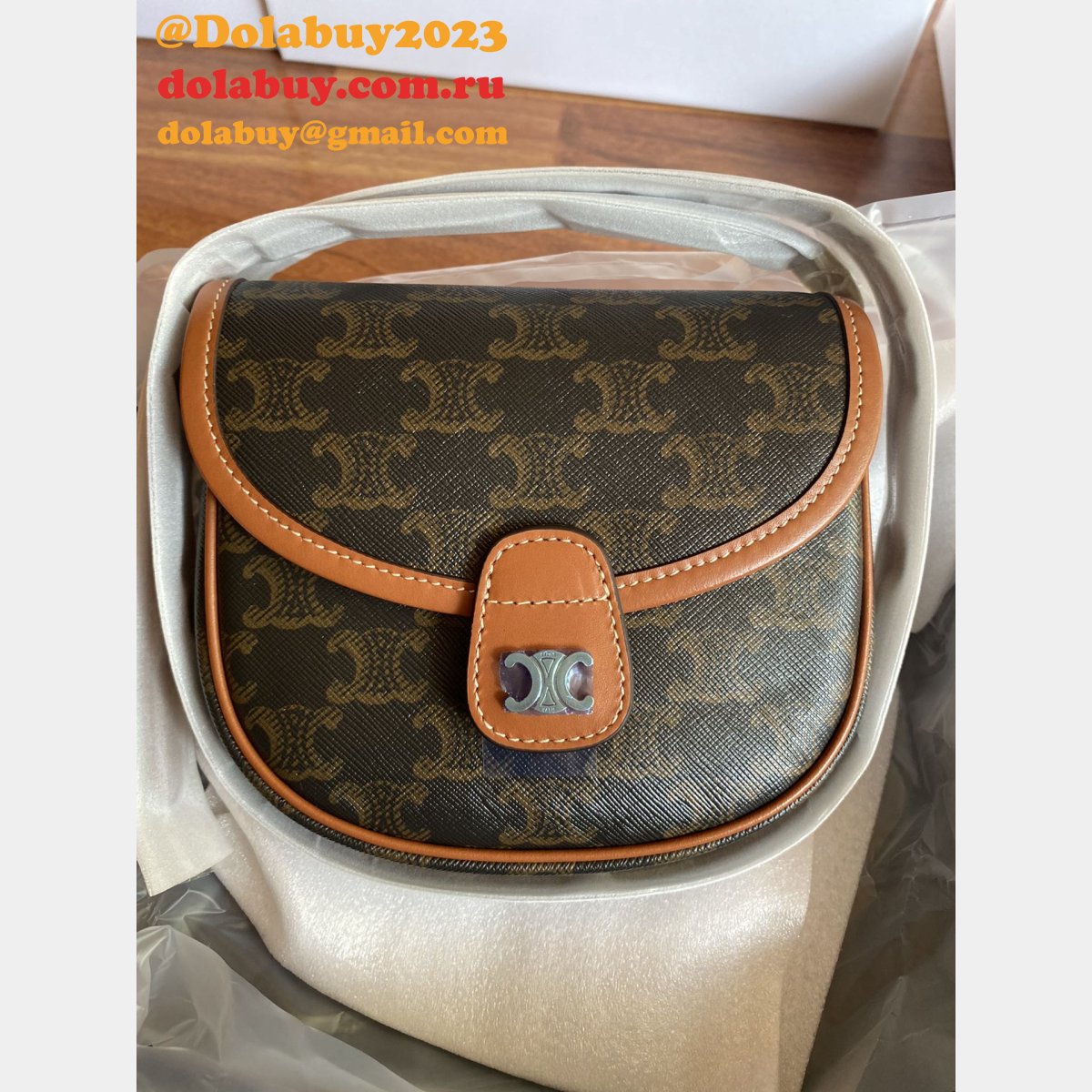 Fashion 7 Star mini celine Triomphe Canvas BESACE bag196702