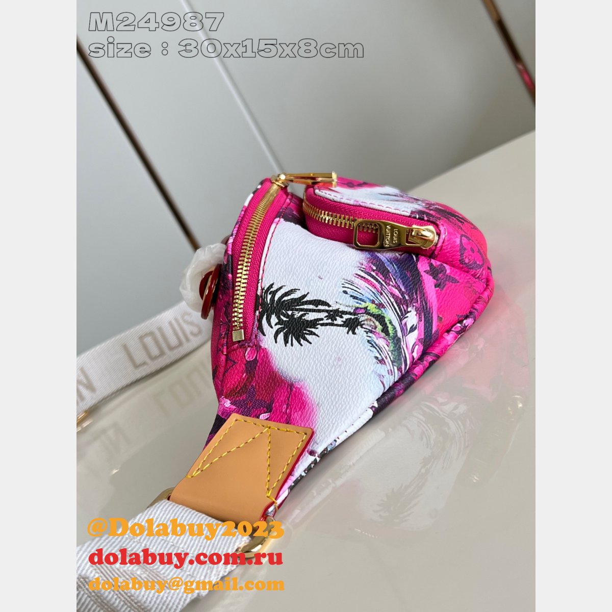 Louis Vuitton Designer 7 Star Inspired M24987/M24492 Rush Bumbag Men Bags
