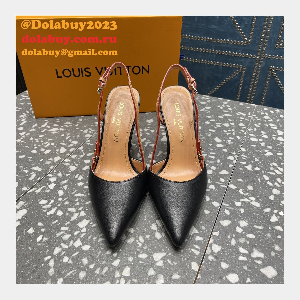 Replica LOUIS VUITTON Blossom Slingback Pump