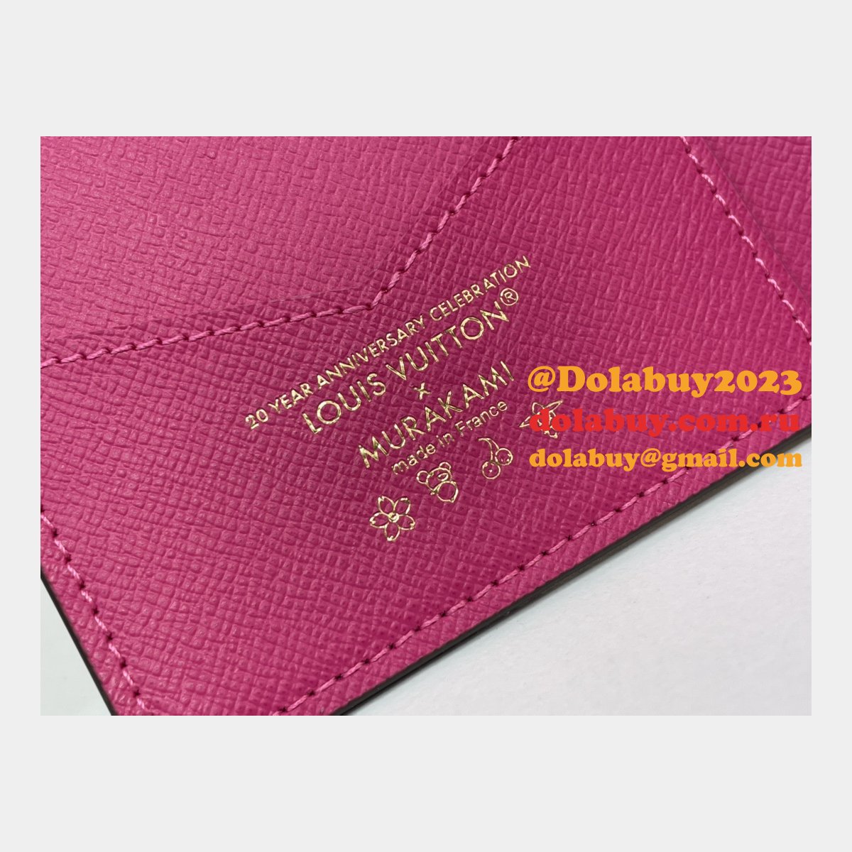 Louis Vuitton M14164 LV x TM Passport Cover Monogram Canvas Bag