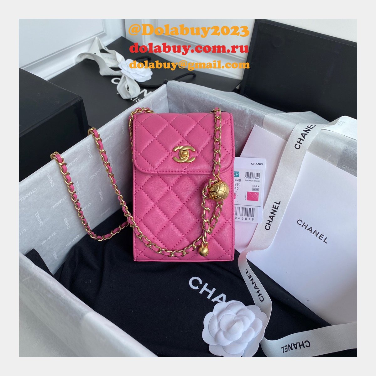 Knockoff CC Shoulder For Phone Small Leather Bag