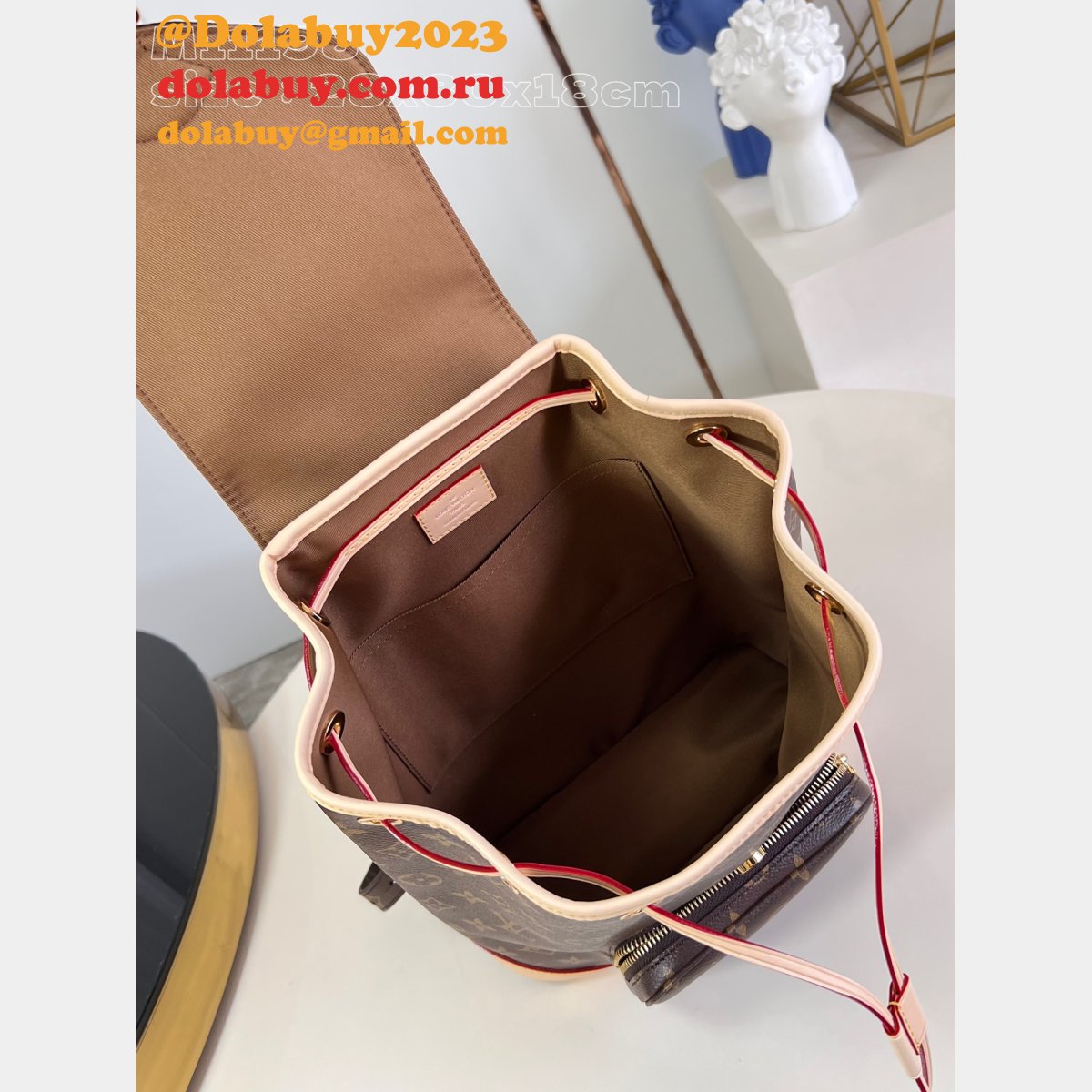 Louis Vuitton Designer Montsouris PM Monogram M11198 Top Quality Bag