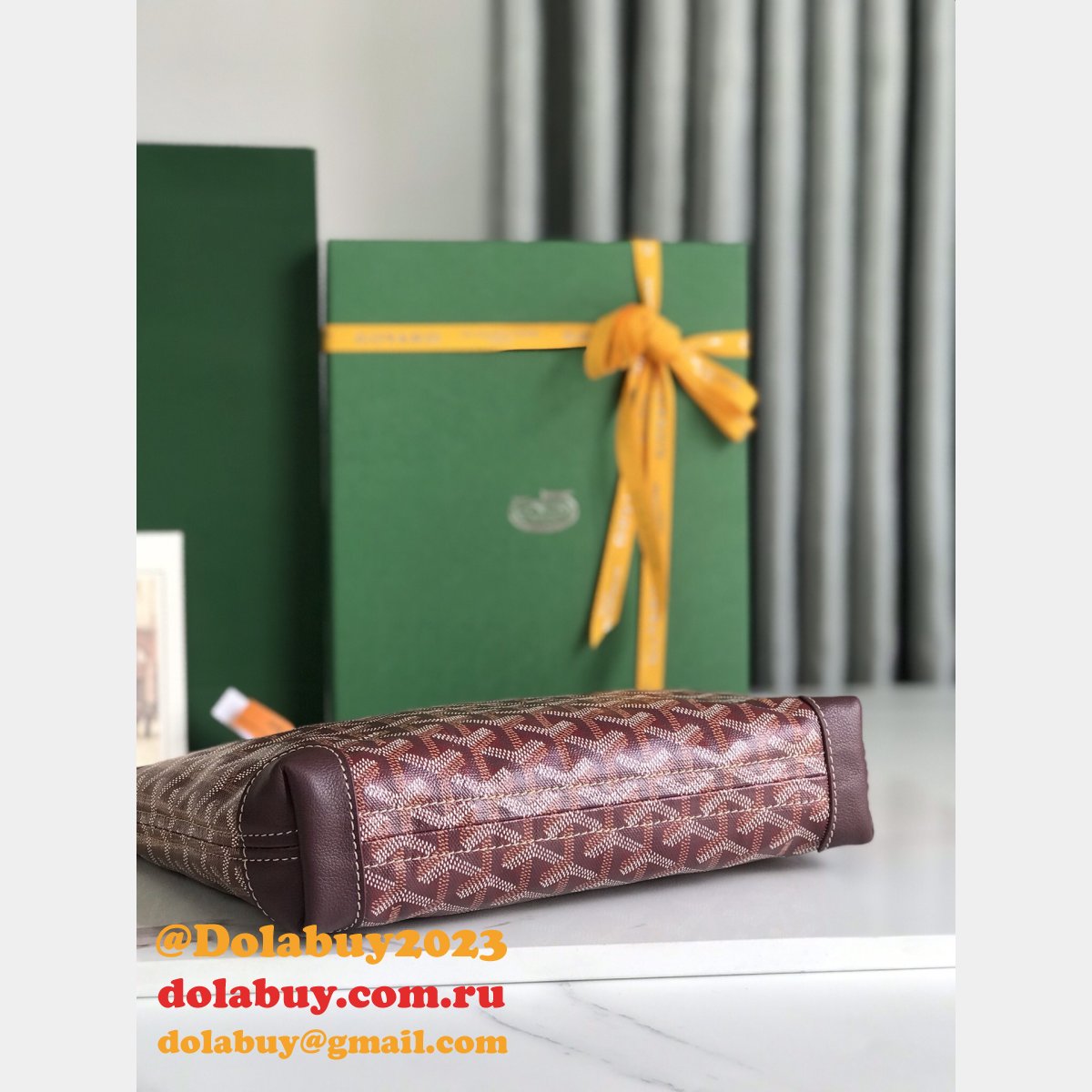 Duplicate goyard 1:1 Mirror Conti clutch