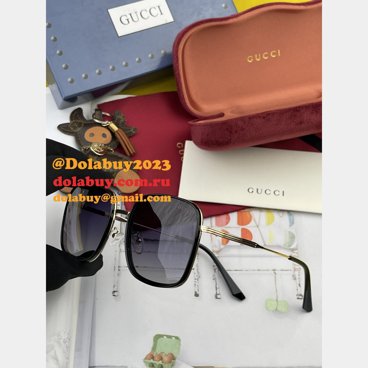 Wholesale gucci 9807/0242 /G6521/G3369 Perfect sunglasses