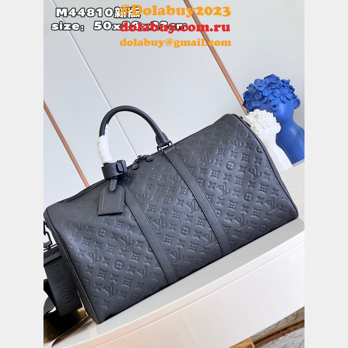 Keepall Bandoulière Fashion Louis Vuitton Replica 50 M44810 Monogram Bag