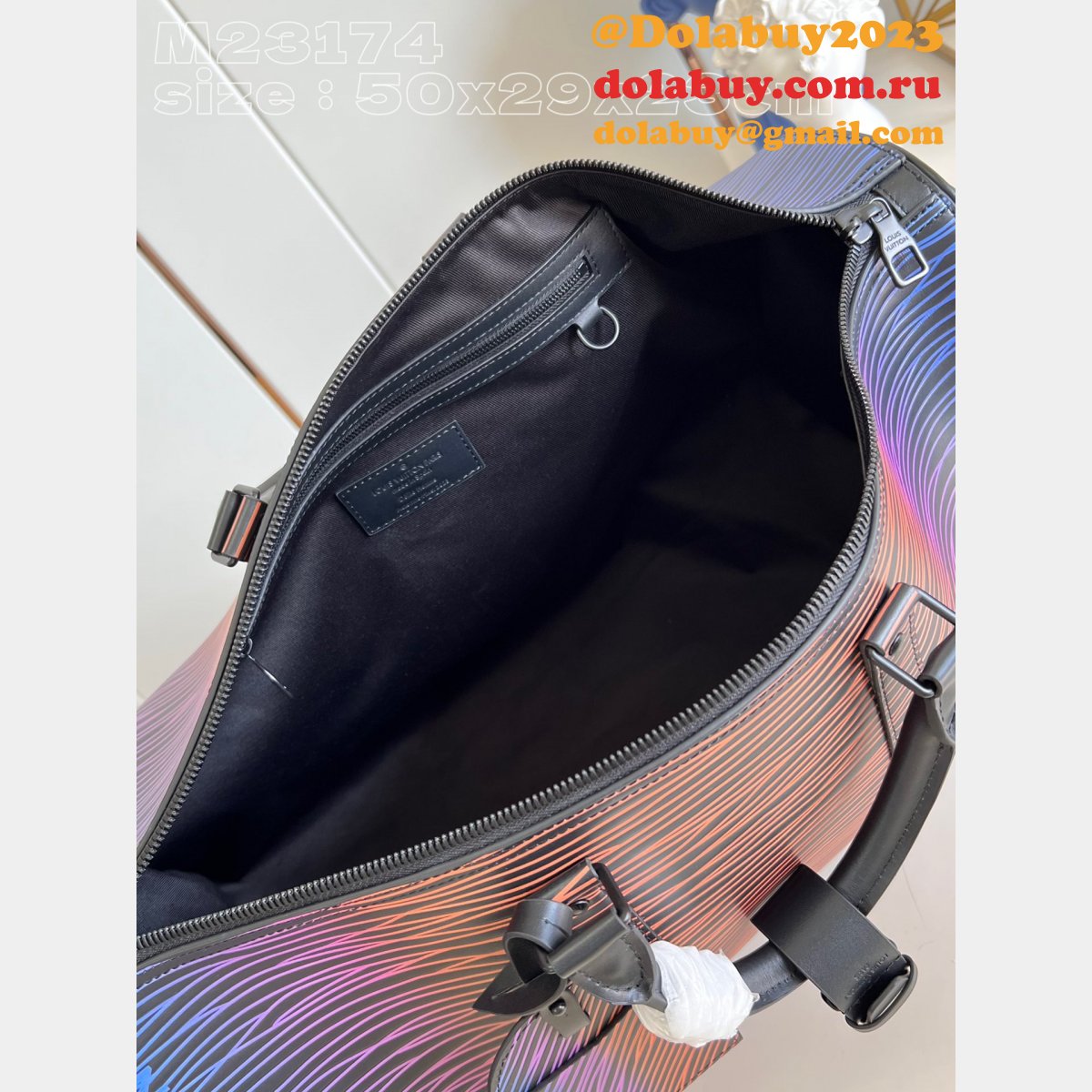 Designer M23174 Fake Travel Keepall Bandoulière 50 A05 Louis Vuitton Bag