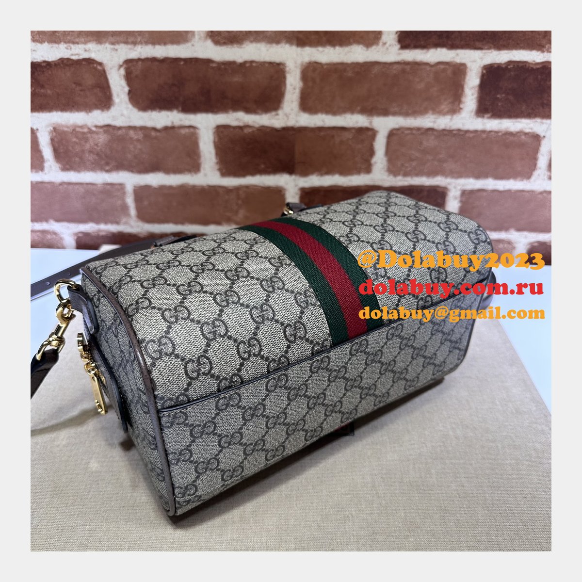 Perfect Ophidia GG Gucci Replicas Top Handle High 772061 Bag