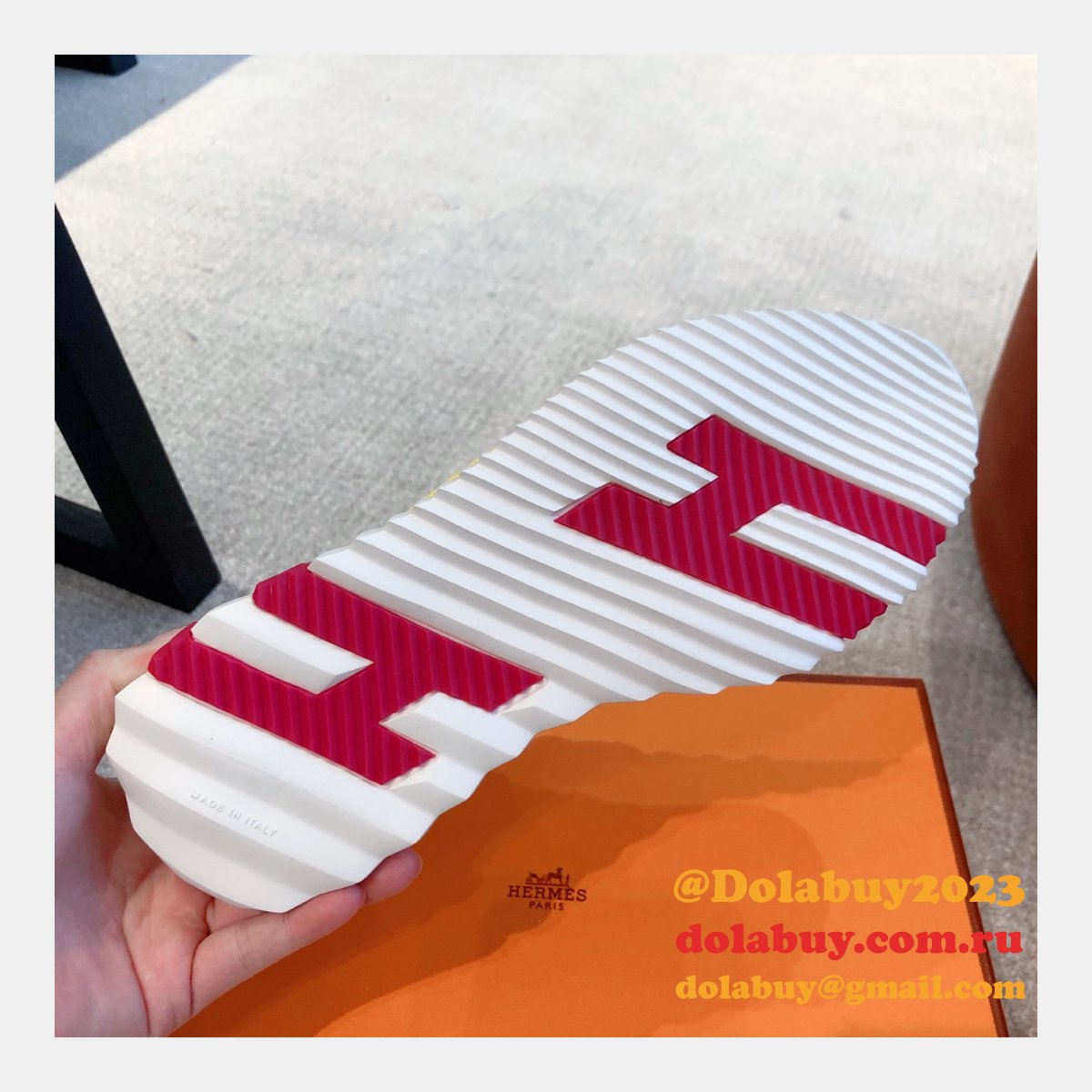 Top Quality Hermes Replica Real Luxury Sneaker Design Shoes