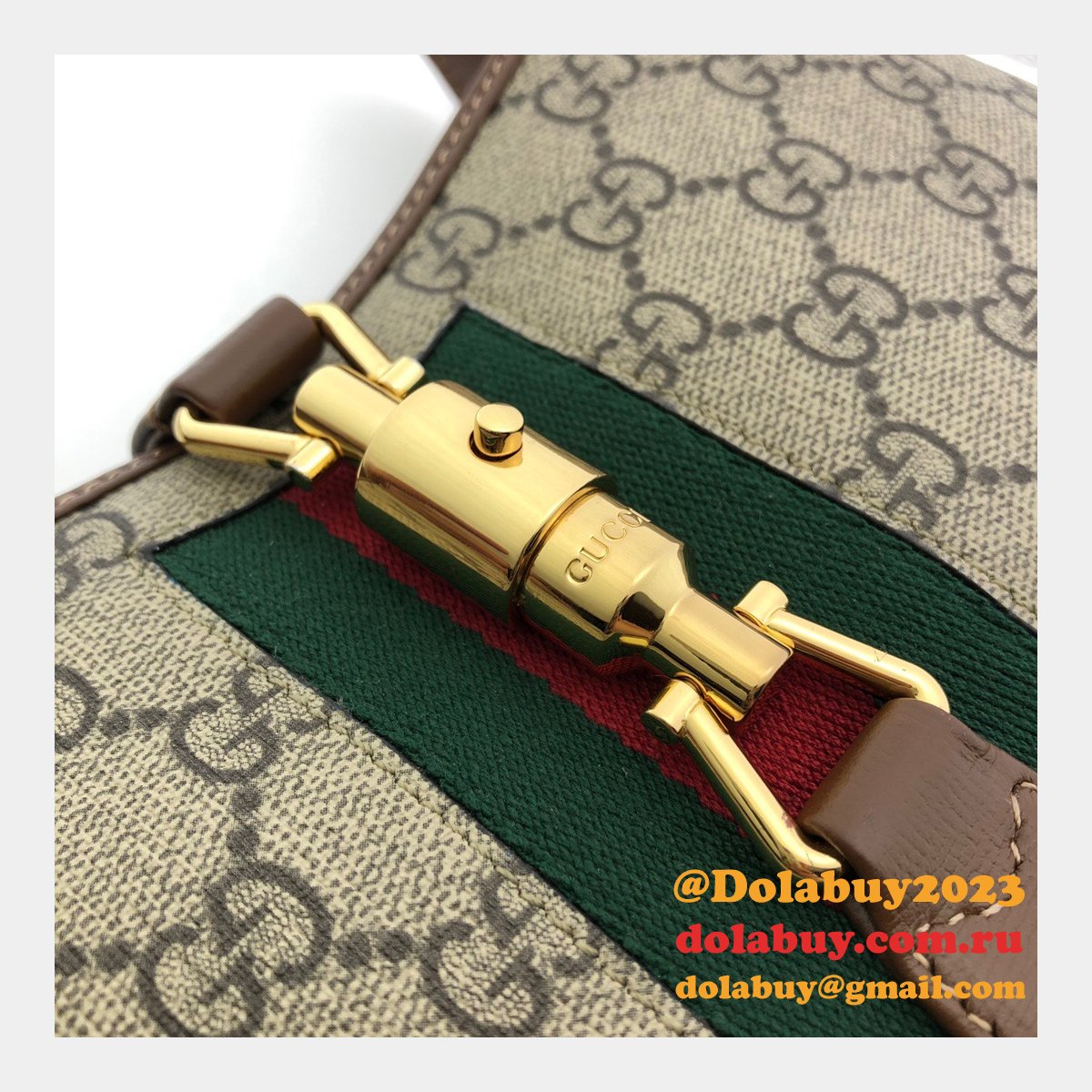 Gucci Replica UK Jackie 1961 Small Hobo Bag 636706 GG Supreme Canvas