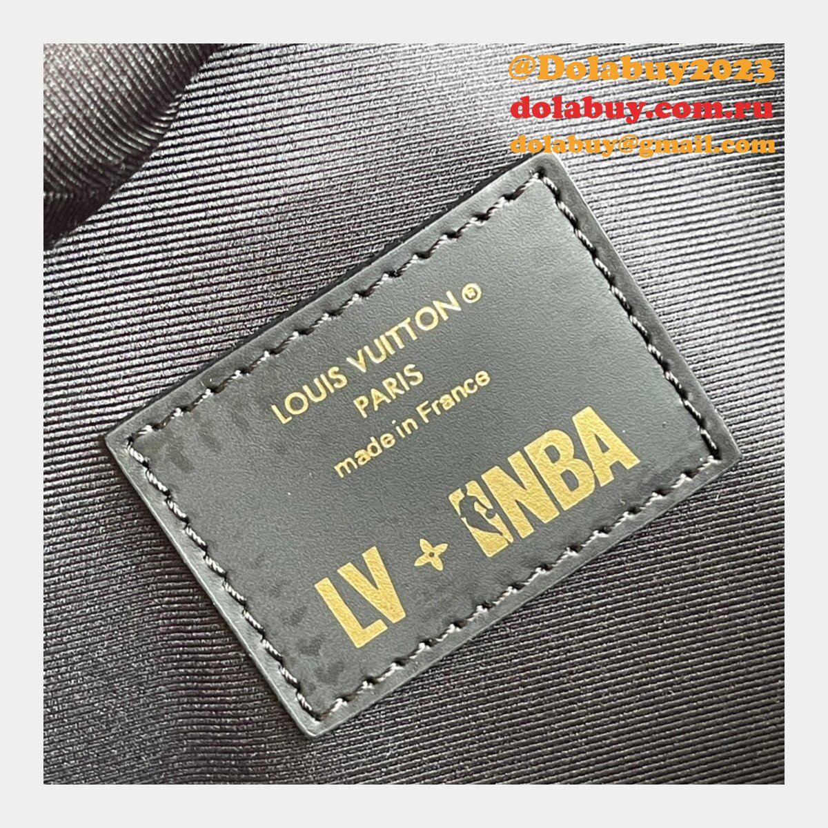 Perfect Quality Louis Vuitton Replica M57971 LVxNBA Handle Trunk Black