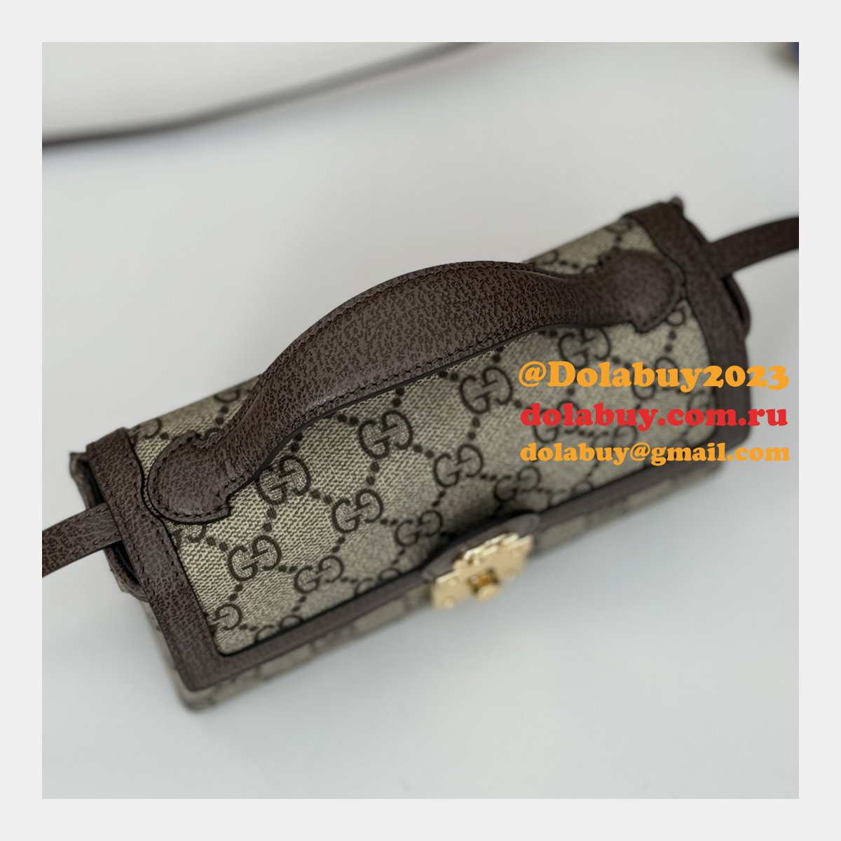 Ophidia 1:1 Mirror Ebony Supreme 772314 Inspired Gucci Bag