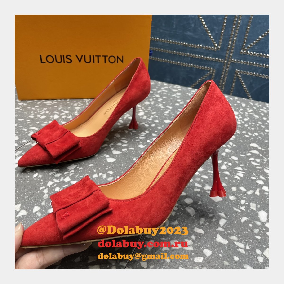 Fake LOUIS VUITTON Blossom Pump Fashion shoes