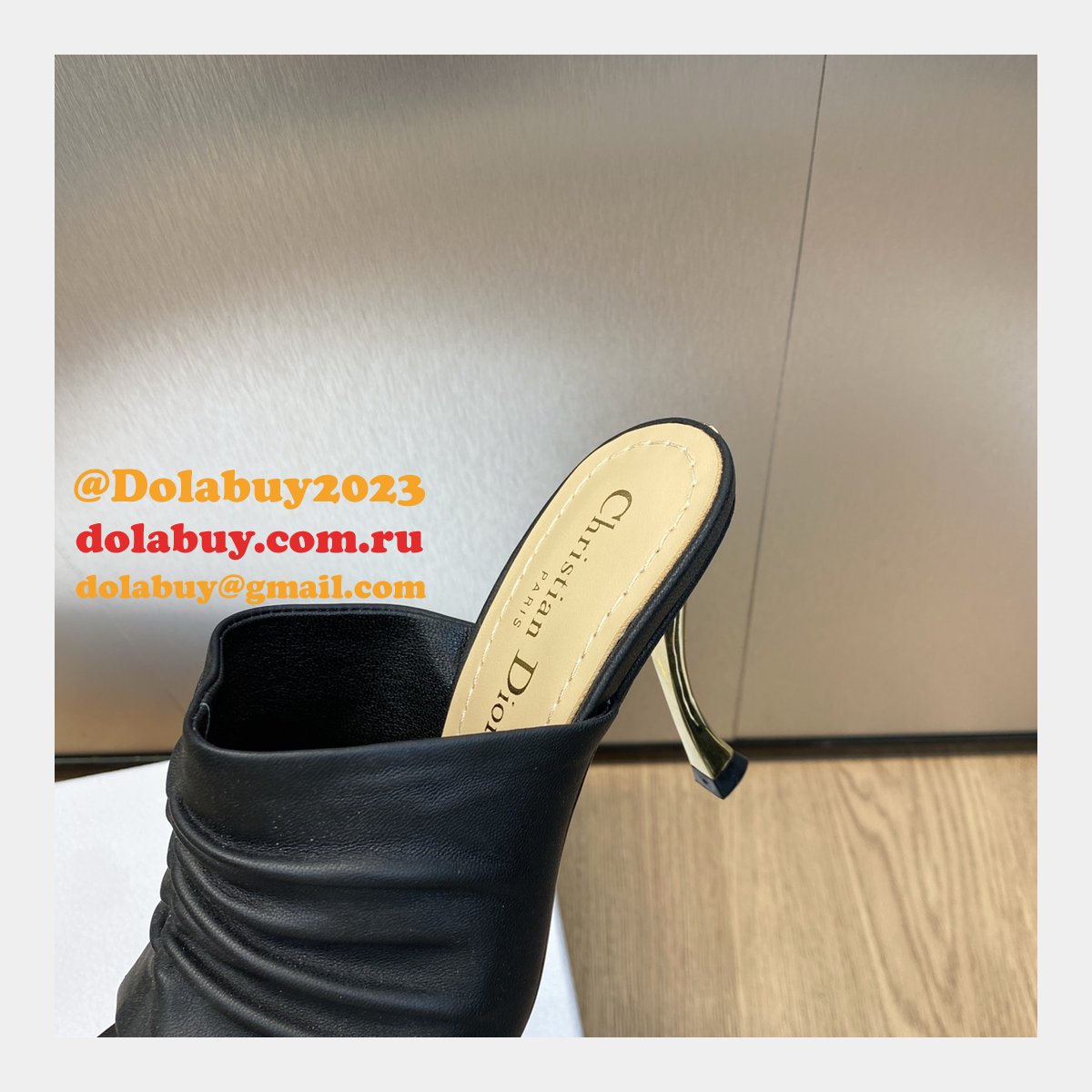 Knockoff Top Quality Dior D-Fame slippers