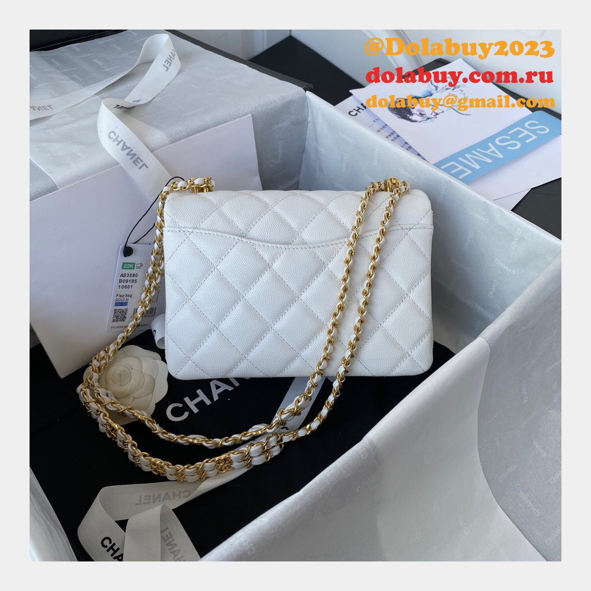 Classic Flap High Quality AS3580 Replica Bag Online Sale