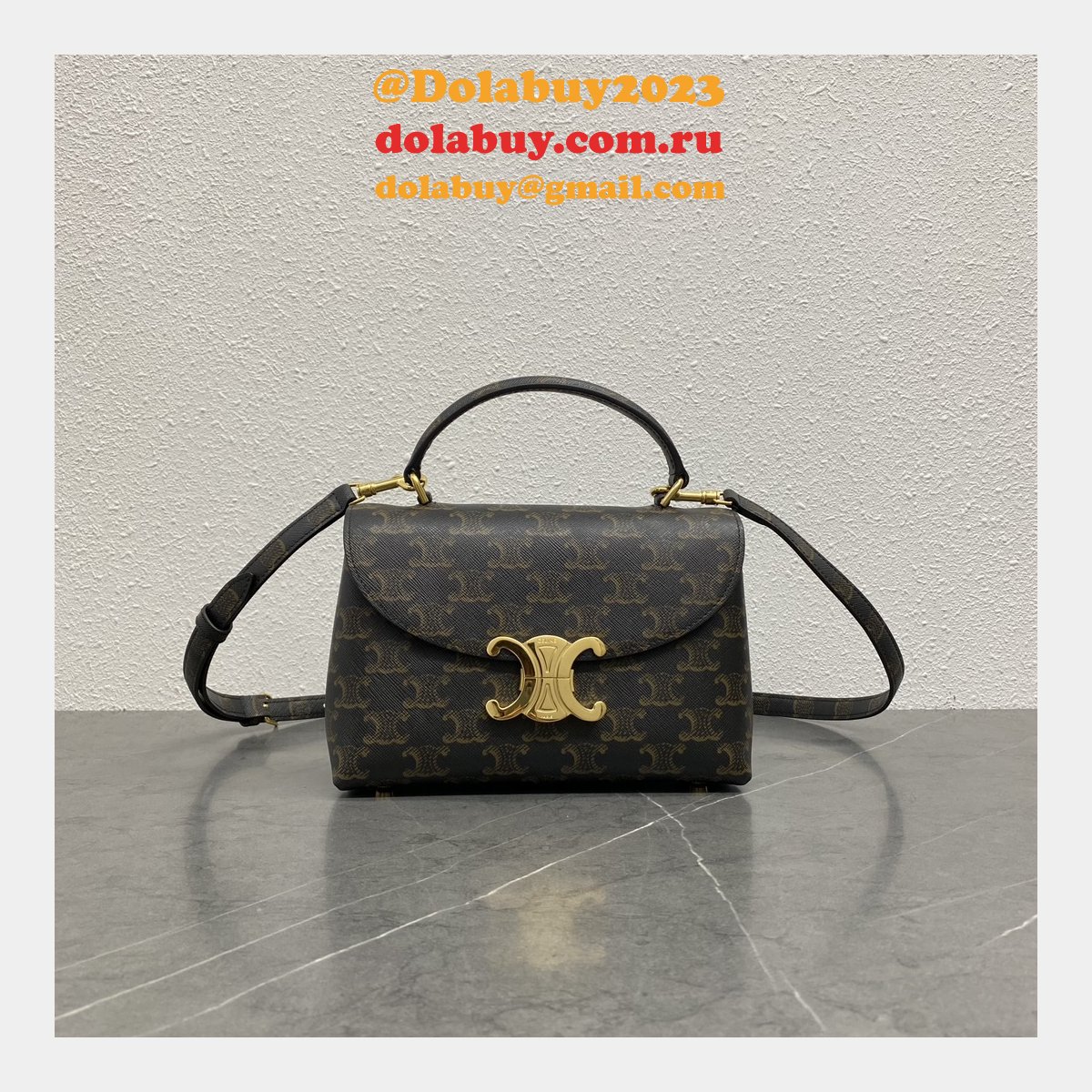 Luxury celine TRIOMPHE 20CM kelly BAG 118113