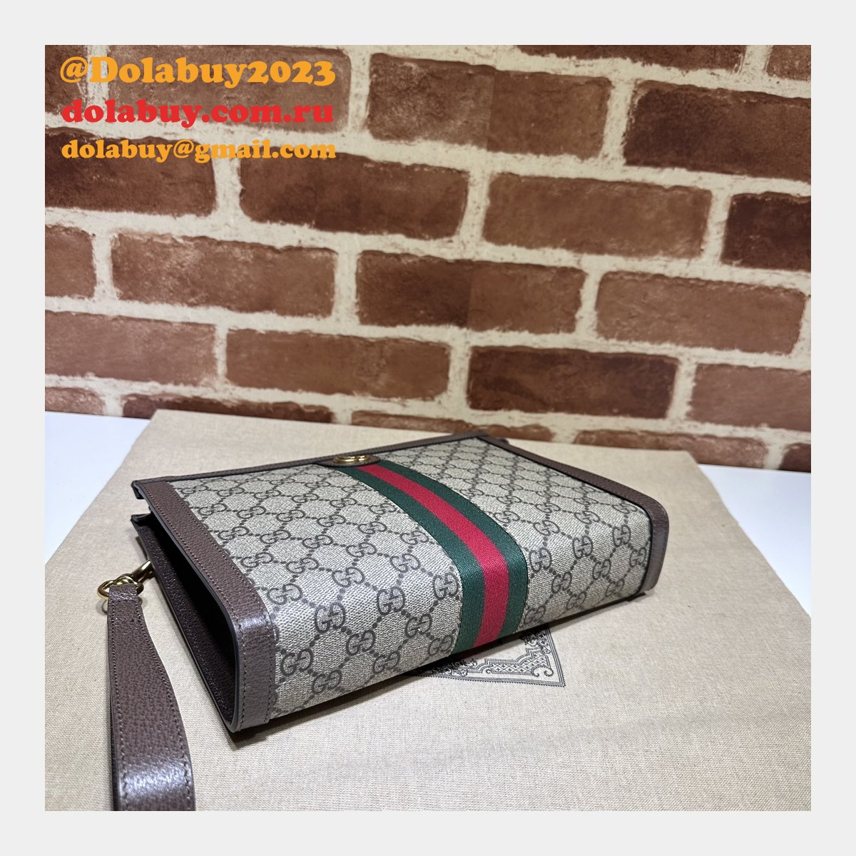 Inspired GUCCI REPLICA POUCHES 760243 Fashion