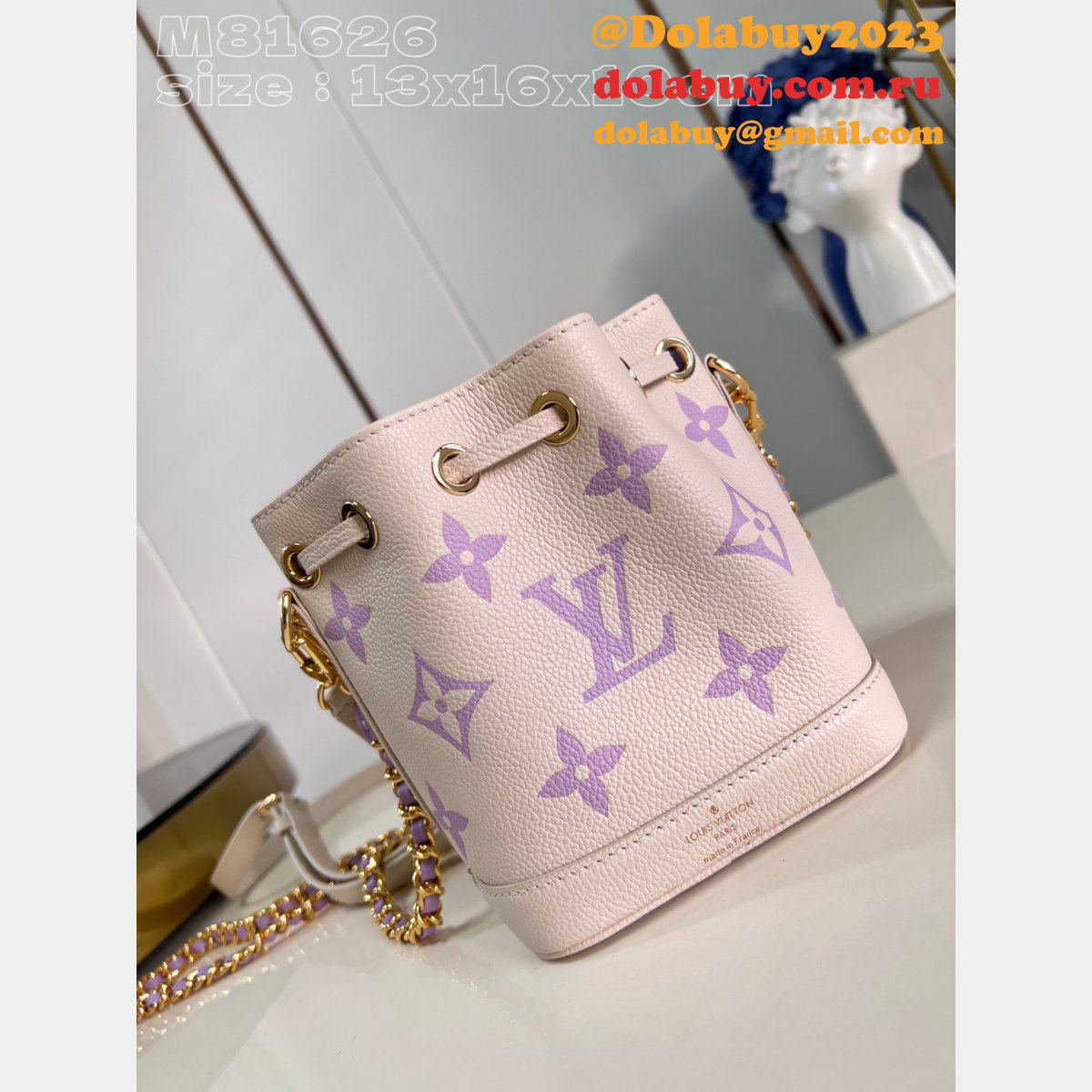 Shop Néonoé Replica Louis Vuitton M81626 1:1 Mirror Purple Bags