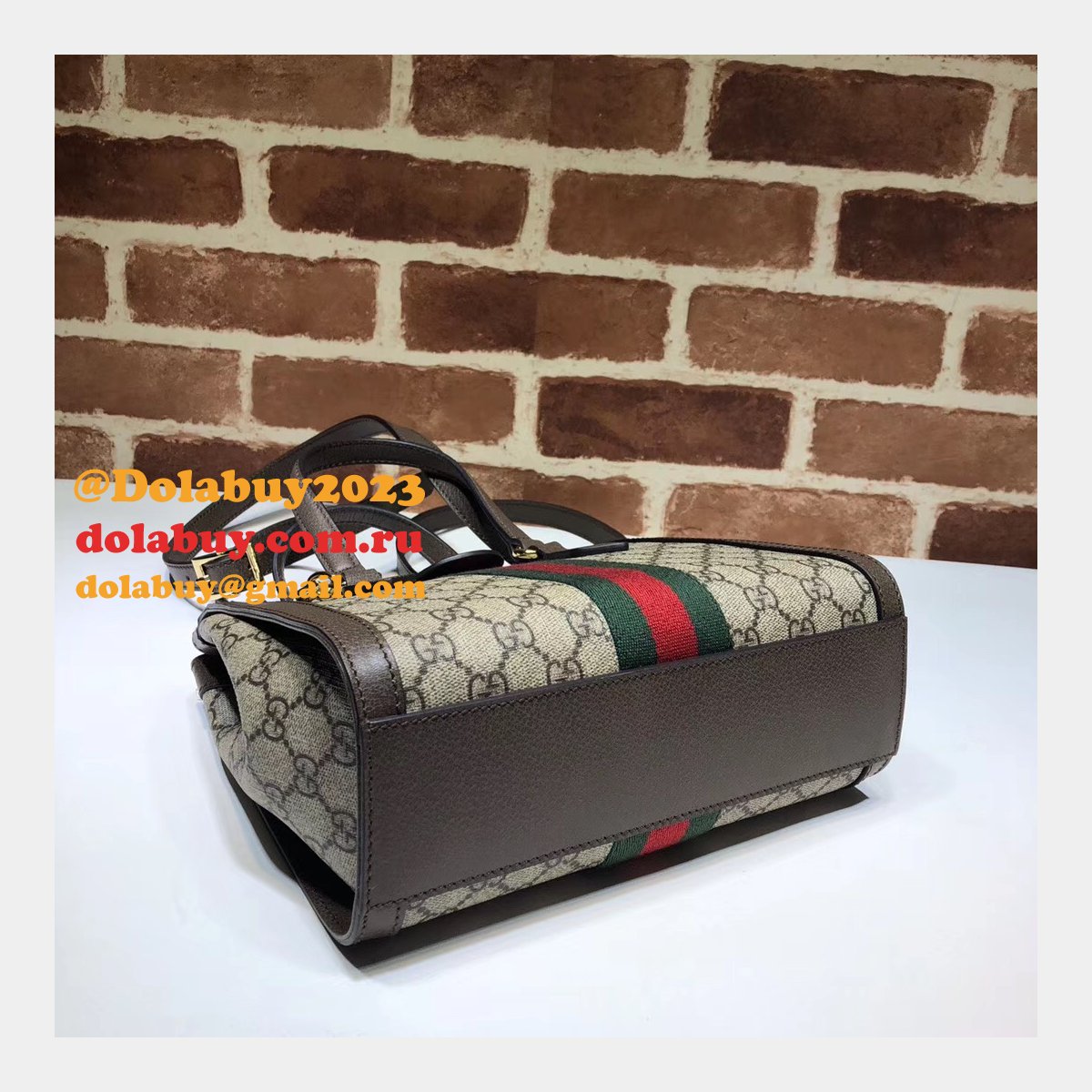 Top Quality Gucci GG 547551 Supreme Flora Ophidia Small Tote Bag