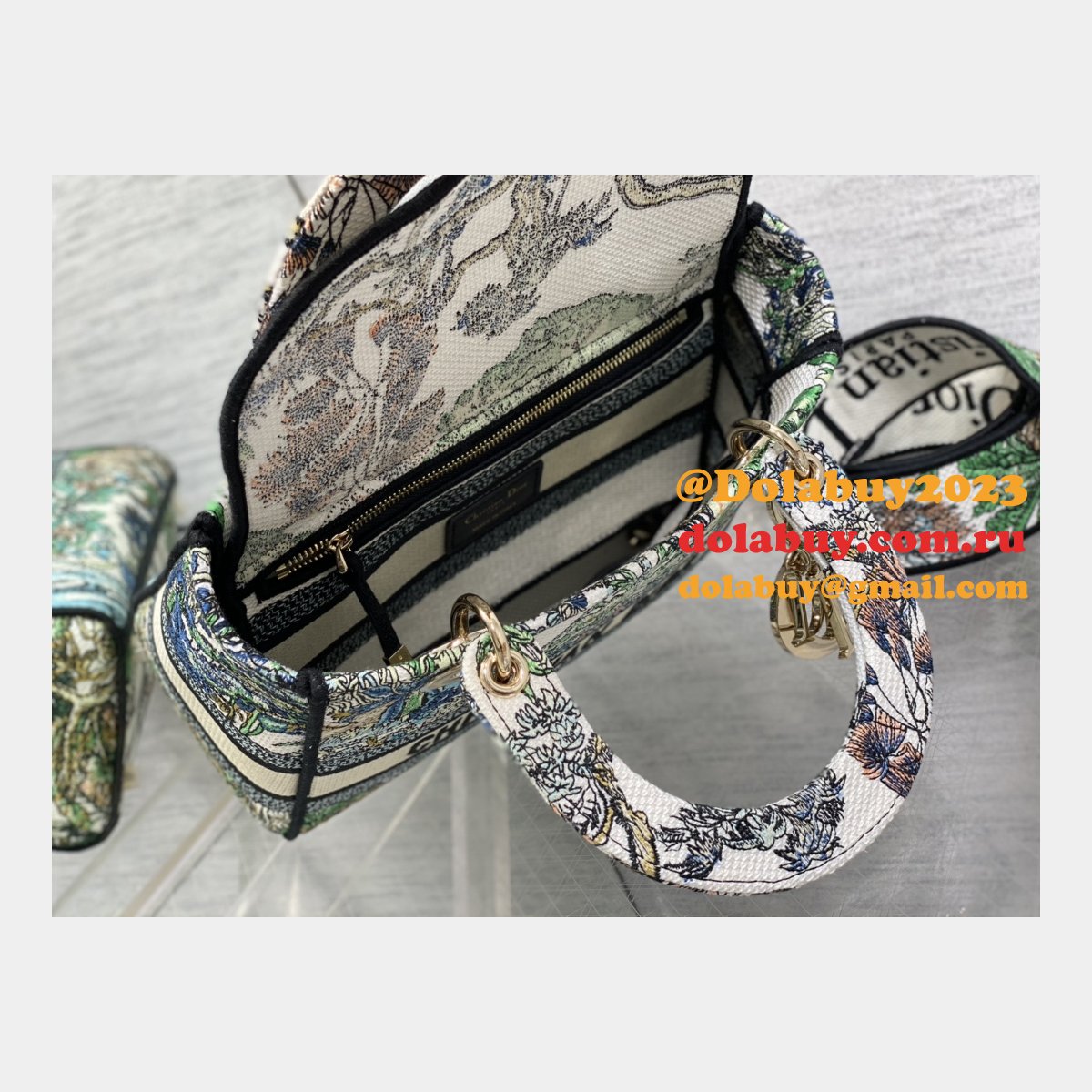 Lady Dior 24cm 100% Identical Lady Replica Bag Sale Online