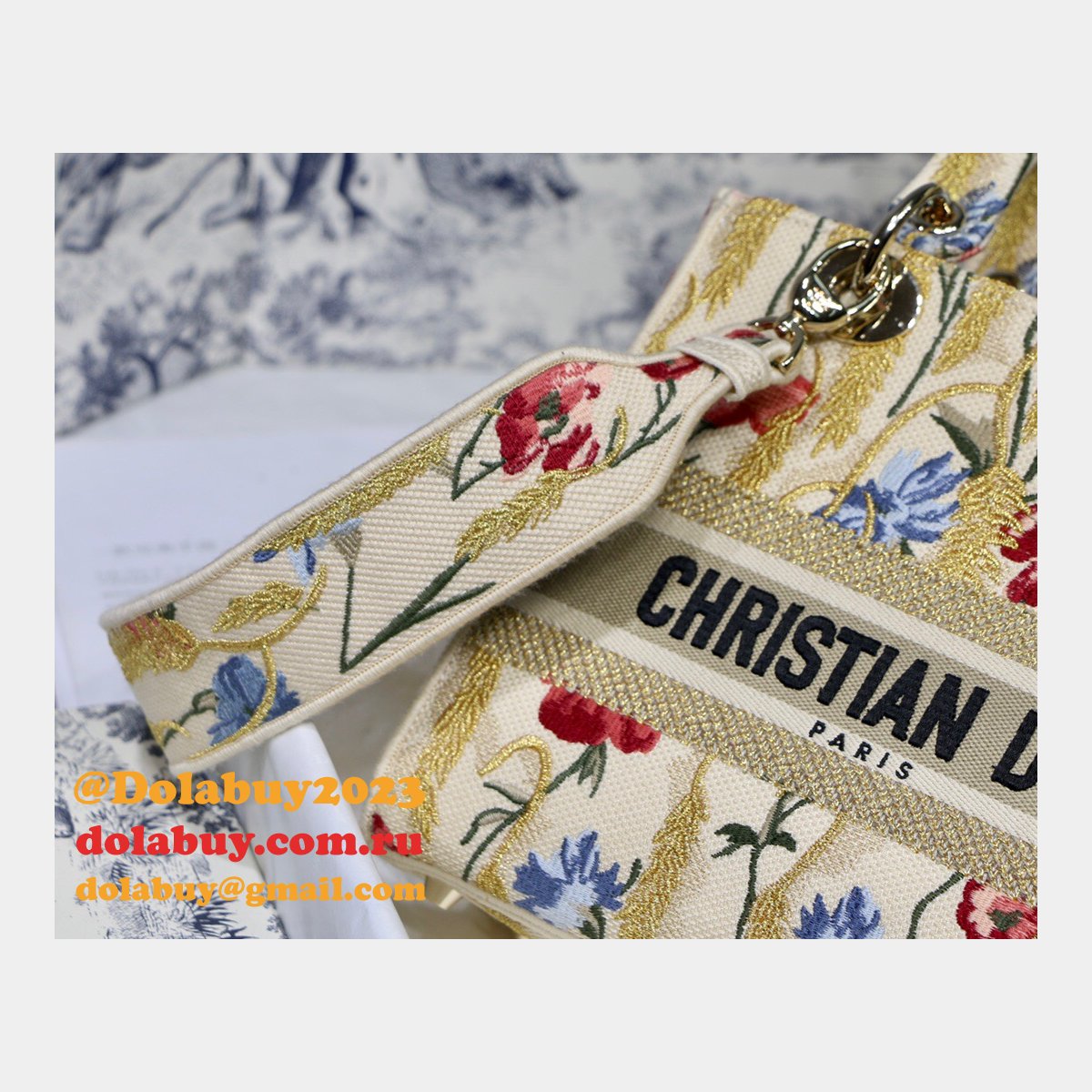 High Quality lady dior 24cm Christian bag replica sale online