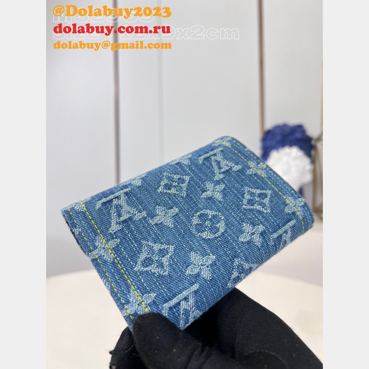 Victorine Wallet Monogram Denim M82959 Replica Louis Vuitton Bag